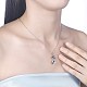 Collar de moda colgante de plata de ley 925 NJEW-BB30748-3