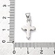 Подвески из нержавеющей стали 304 с кубическим цирконием STAS-C102-01D-P-3