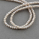 Chapelets de perles en verre électroplaqué EGLA-R048-2mm-33-2