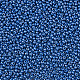 11/0 チェコ不透明ガラスシードビーズ  光沢のある  ラウンド  スレートブルー  2.2x1.5mm  穴：0.7mm  約500 G /袋 SEED-N004-003B-09-4