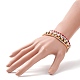 Set di braccialetti elastici con perline di semi di vetro da 5 pz e 5 colori per donna BJEW-JB08618-3