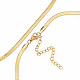 304 Halskette mit Fischgrätenketten aus Edelstahl für Herren NJEW-N050-A07-3-34G-2