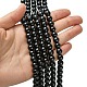 Eco-Friendly Glass Pearl Bead Strands X-HY-A008-8mm-RB080-4
