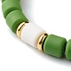 Handgemachte Polymer Clay Perlen Stretch Armbänder BJEW-JB06423-04-5