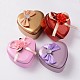 Heart Iron Jewelry Set Boxes OBOX-I001-04-1