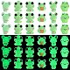 36Pcs 6 Styles Frog Luminous Resin Display Decorations RESI-SZ0003-45-1