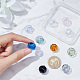 Ph pandahall perle in vetro soffiato 10 colore GLAA-PH0002-54-4