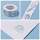 Self-Adhesive Blank Gift Tag Glitter Foil Sticker Labels DIY-G013-D01-4