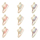 30 pièces 3 couleurs alliage émail chaussures pendentifs PALLOY-CJ0002-05-3