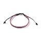 Unisex Adjustable Braided Bead Bracelets BJEW-J181-14A-2