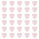 OLYCRAFT 32pcs 12mm Natural Rose Quartz Heart Shape Beads Carved Pink Quartz Beads Gemstone Loose Beads Strands for Necklace Bracelet Earring DIY Jewelry Making G-OC0003-31-1
