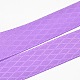 ギフト包装ラッピング用ポリエステルグログランリボン  紫色のメディア  7/8インチ（22mm）  約100ヤード/ロール（91.44メートル/ロール） SRIB-L017-022-463-1