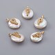 Natural Cultured Freshwater Pearl Pendants PEAR-F008-30G-P-1