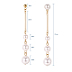 Plastic Imitation Pearl Dangle Earrings EJEW-JE03724-5