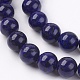 Lapis naturels teints brins de perles lazuli X-G-R173-8mm-01-3