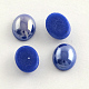Pearlized Plated Opaque Glass Cabochons PORC-S804-8x10-21-1