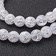 Synthetic Crackle Quartz Beads Strands X-G-SF10MM-43-3