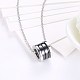 Trendy 925 Sterling Silver Pendant Necklaces NJEW-BB22356-4