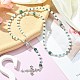 Collier de perles de chapelet de perles de verre NJEW-TA00082-02-5