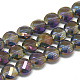 Electroplate Glass Beads Strands EGLA-Q098-A10-1
