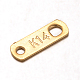 Ion Plating(IP) 304 Stainless Steel Chain Tabs STAS-F075-11-2