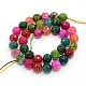 Natural Agate Beads Strands G-O016-02A-1