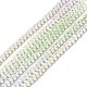 Transparent Gradient Color Glass Beads Strands GLAA-H021-01B-11-2