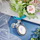 CHGCRAFT Oval & Flat Round With Word Zinc Alloy Big Pendants FIND-CA0004-75-6