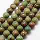 Chapelets de perles en opale vert naturel G-K209-05A-14mm-1