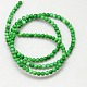Synthetic Fossil  Round Beads Strands G-L029-3mm-M-4