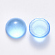 Transparent Spitzlackieren Glas Cabochons GLAA-S190-013C-E01-2