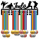 Creatcabin держатель медали по дзюдо вешалка для медалей спортивная вешалка для вешалок награды металлическая настенная железная металлическая подвеска для пловцов ODIS-WH0037-080-1