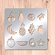 Stampini per stampi in acciaio inossidabile DIY-WH0279-015-3