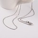 304 Stainless Steel Cable Chain Necklaces NJEW-JN01526-02-3