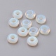 Perle europee di opalite sintetico G-G740-14x8mm-20-1