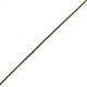 真鍮のスネークチェーン  スプールで  ハンダ付け  アンティークブロンズ  1.3mm  約10ヤード/ロール CHC-WH0007-03AB-1
