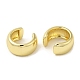 Rack Plating Brass Plain Band Cuff Earrings for Women EJEW-M222-07G-2