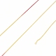 Cordoncino in filo di nylon tinto in segmenti a 3 capo NWIR-F011-01G-3