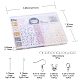 Kit de fabrication de collier de bracelet de boucle d'oreille de perle d'imitation de bricolage DIY-FS0003-15-6