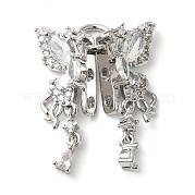 Латунные микро проложить кубического циркония слайд подвески KK-G503-37P-03