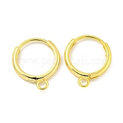 Brass Hoop Earrings EJEW-L211-012A-G