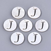 Подвески из натуральных пресноводных ракушек SHEL-S276-119J