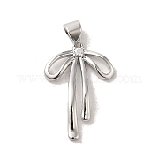 Латунные микропаве прозрачные подвески с фианитом KK-R155-02P