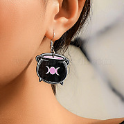 Акриловые серьги-подвески с рисунком на Хэллоуин для женщин QK1762-5