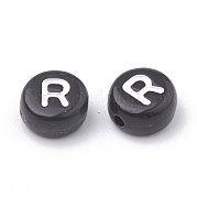 Непрозрачные акриловые бусины SACR-N002-02R