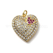 Латунные микро проложить кубического циркония подвески KK-C090-42G-05