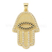 Латунные микро проложить кубического циркония подвески KK-K298-54G