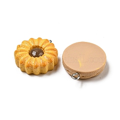 Pendentifs en résine opaque imitation alimentaire&nbsp;X-RESI-A031-03