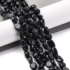 Synthetische blauen goldstone Perlen Stränge&nbsp;G-G146-A35-01