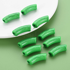 Perles acryliques craquelées opaques&nbsp;MACR-S372-001N-007